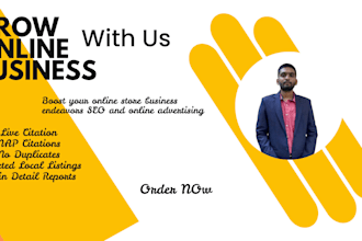 do  website promotion,google maps,local citations