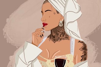 draw a color drawing of you