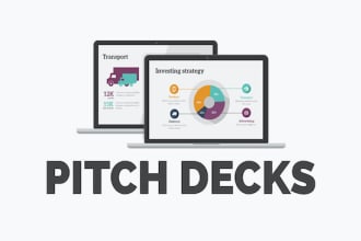 design a professional investor pitch deck