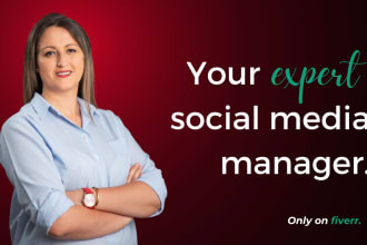 be your expert social media manager
