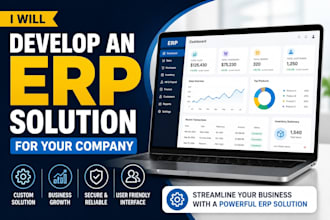 develop an erp solution for your company