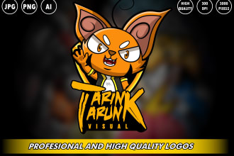 design logo and mascot for your twitch streamer