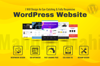 redesign, revamp, customize and fix css issues wordpress website