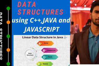solve data structures and algorithms using java and cpp