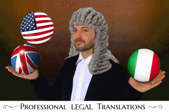 provide legally sound, italian certified translations