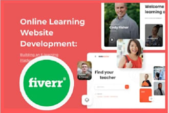 develop custom elearning website and mobile app