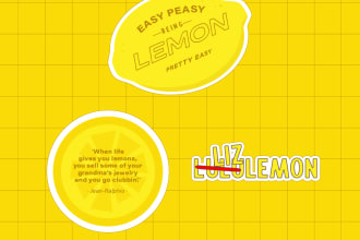 design sticker, badge, patch, enamel pin design text typography