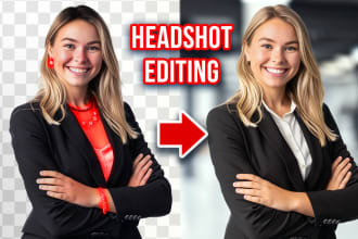 retouch your headshot photo for linkedin CV and social media