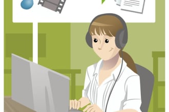 transcribe 10 minutes of audio or video to msword or PDF