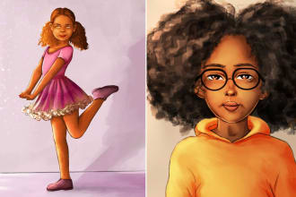 create african american children book illustration