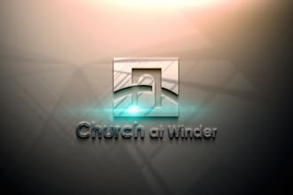 convert your 2d logo into 3d within 1 hour
