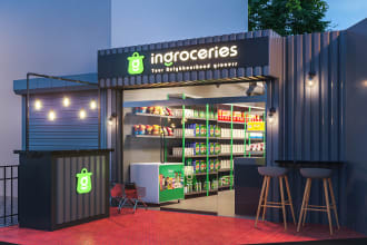 create commercial 3d rendering