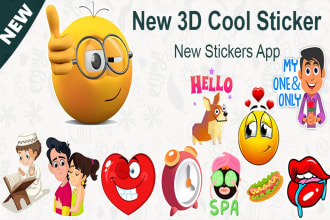 create android whatsapp stickers app with 5k free stickers