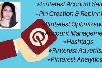set up manage, and optimize pinterest account