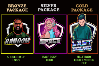 design a gaming logo and avatar for your youtube channel