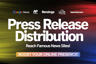 do press release distribution to famous news sites