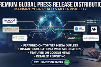 do press release distribution to famous news sites