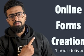 create professional google form or questionnaire in 1 hour