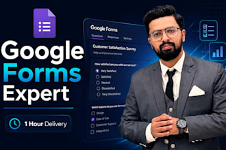 create professional google form or questionnaire in 1 hour