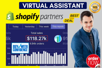 design automated shopify store website shopify dropshipping virtual assistant