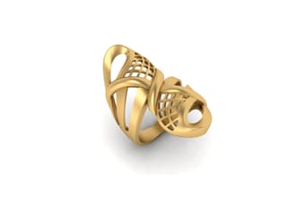 do 3d cad model jewelry design