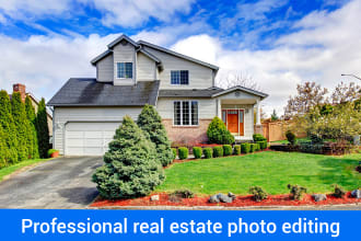 professional real estate photo editing