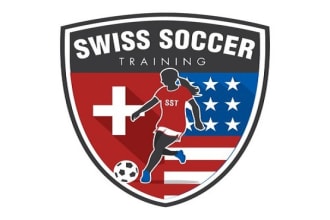 design swiss soccer camp logo in 1 day