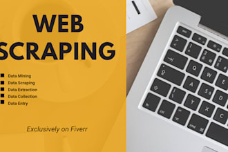 do fast web scraping, data mining and date antry from any site