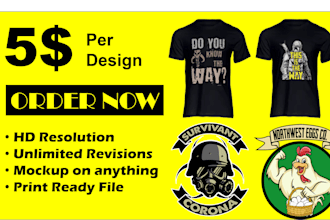 make trendy custom print on demand t shirt designs