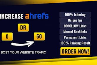 increase your domain rating DR with high da guest posts