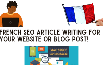 write your articles in french and english with SEO