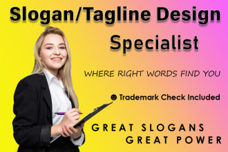 create irresistible company tagline or unique business slogans