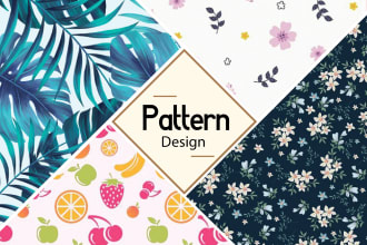 illustrate  marvelous repeat custom pattern within your time