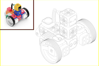convert any image to line art vector illustration