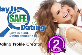 create or setup online dating profile