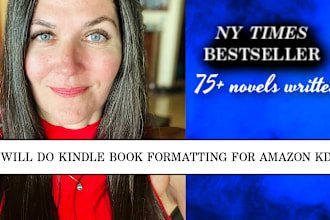 do kindle book formatting for amazon KDP plus more