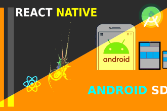 develop your android app using rn or android studio
