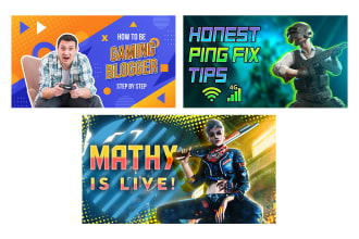 create a catchy clickbait thumbnail for your gaming channel