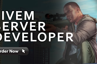 fix or create a fivem server and be your server developer