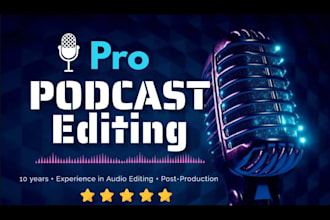 edit video and audio podcast