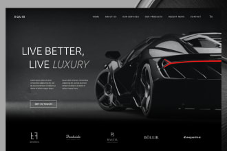 create luxury and premium website