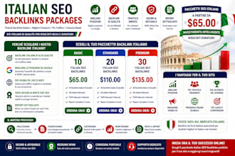 do italian link building combo package