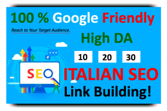 do italian link building combo package