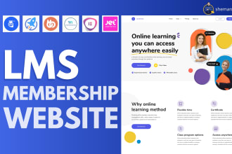 make buddyboss, tutor lms, learndash website by elementor pro in wordpress