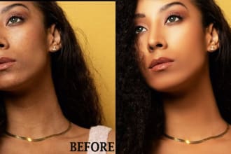 photo retouch, skin retouch, wrinkle and dark circle remove