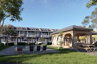 do sketchup 3d model architecture interior exterior realistic rendering