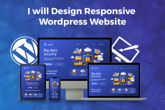 develop a market trending responsive wordpress website