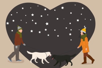 make pet and animal logo with text with any file