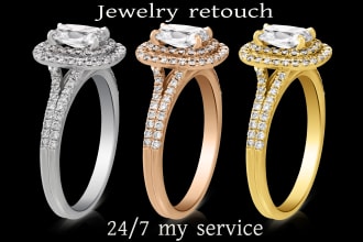 professional high end jewelry retouch in photoshop