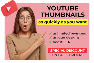 design click baiting youtube thumbnail in 3 hours